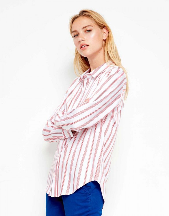 Chemise Carlo Printed - STRIPES RED