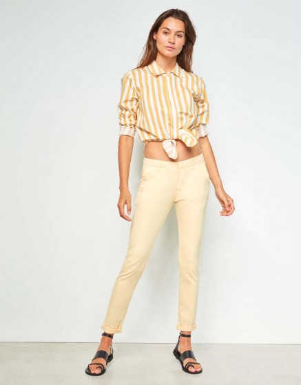Chino Trousers Sandy - VANILLE