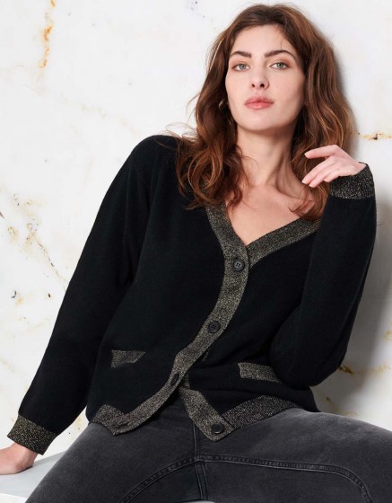 Cardigan petra - black