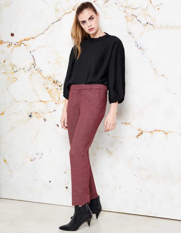 River Island Plus split side cigarette pant in red - part of a set | ASOS
