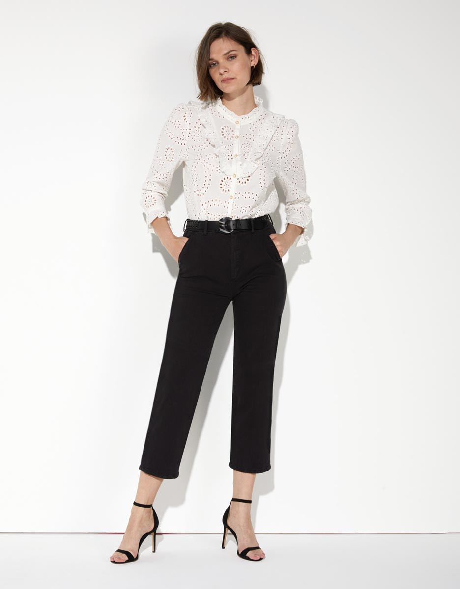パンツ RANDEBOO Layered waist slacks Layered waist pt「slacks」#3050-1 | tablethotel-s