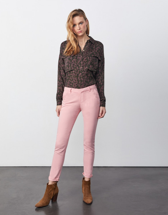 Chino trousers Sandy 2 Basic - WILD ROSE