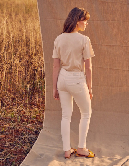 High waist jean Arnel - DNM OFF WHITE 
