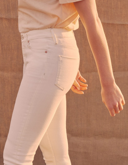 Jean taille haute Arnel - DNM OFF WHITE 