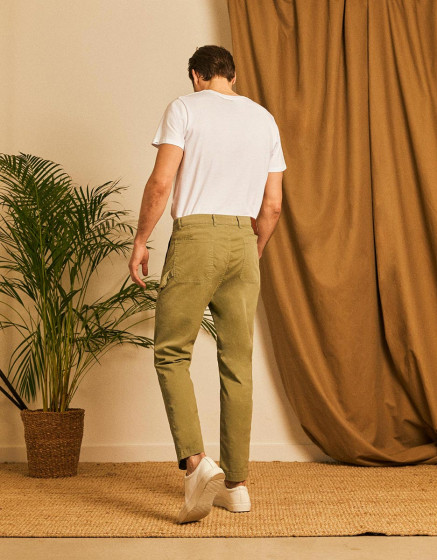 Cargo droit cropped Andrew - LIGHT MILITAR