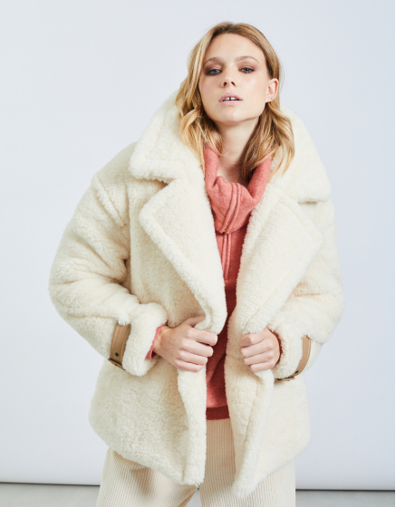 Faux fur coat Mary - MILKSHAKE