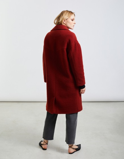 Long coat Marlee - MACADAMIA
