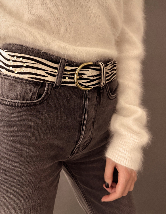 Cinturones cuero de moda para mujeres - Jeans