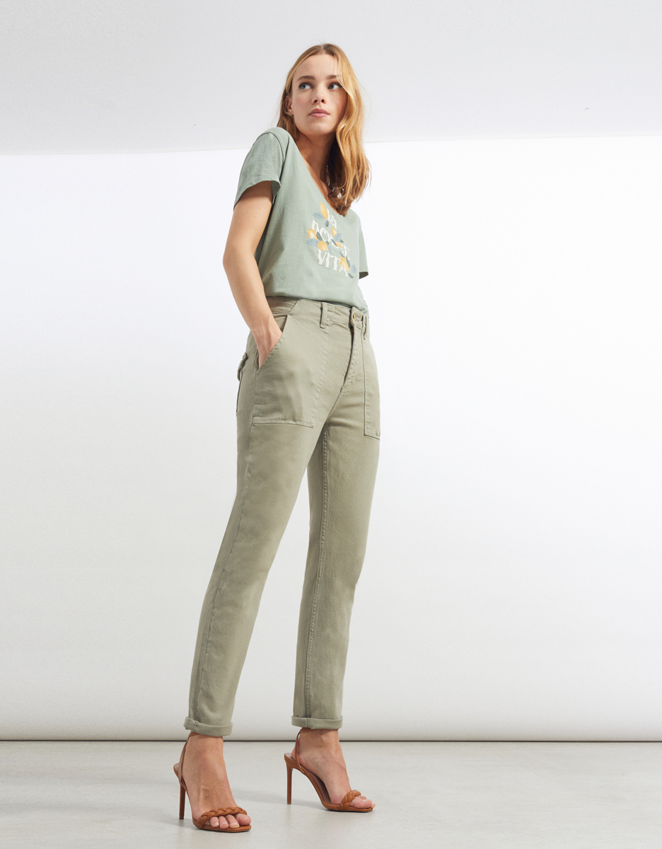 Linear Blue Smiths Trouser Jean | One Teaspoon